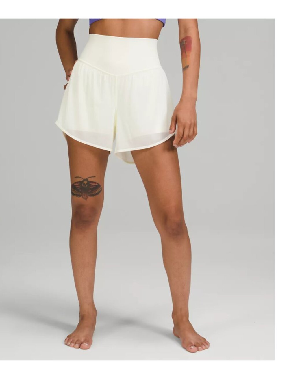 Lululemon mesh high rise 3.5 short size 14